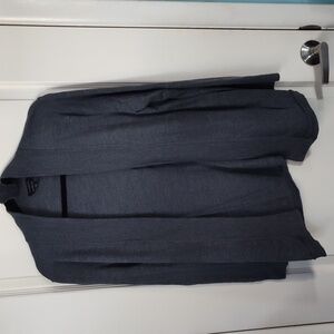 Talbots XL pure Merino wool charcoal gray sweater